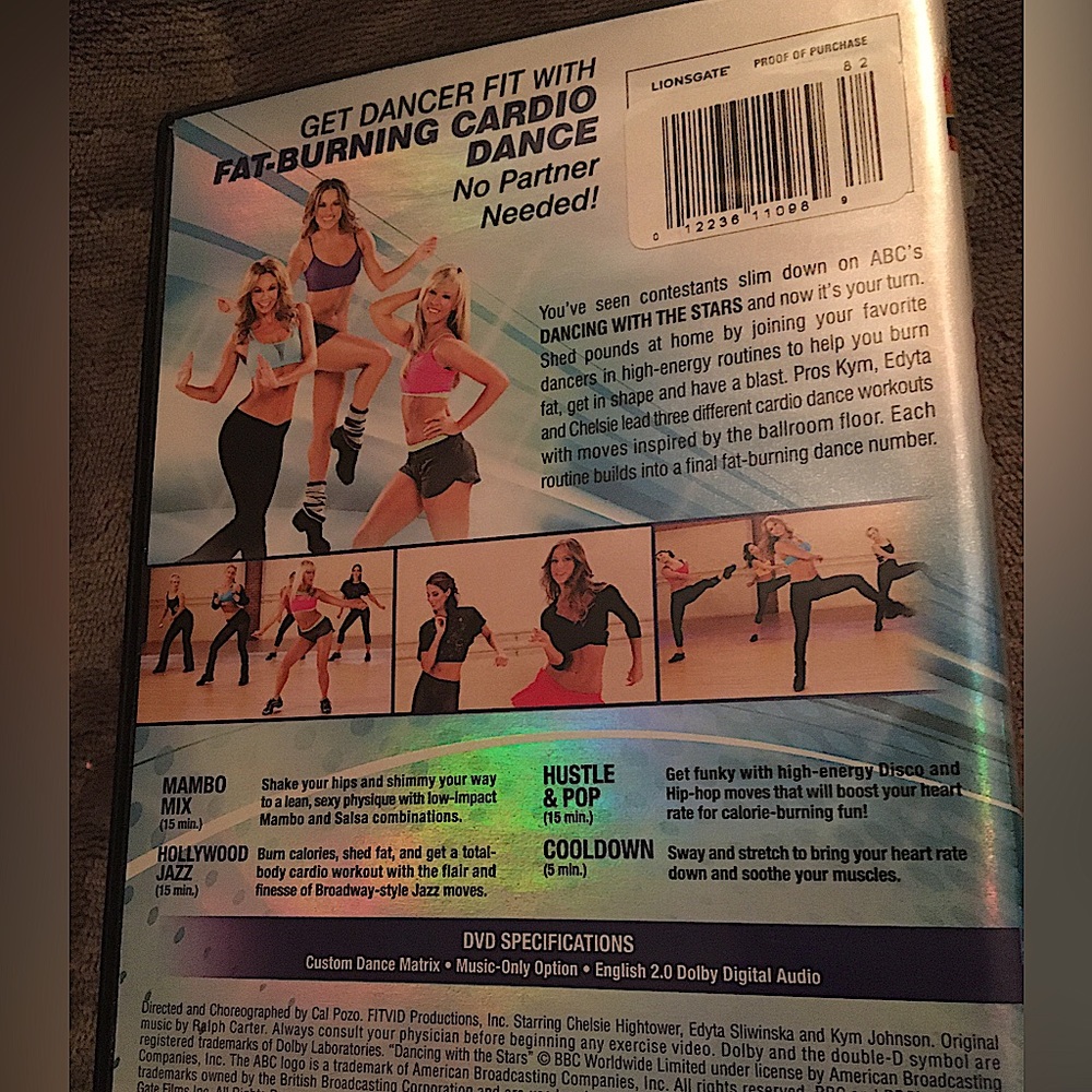 Dancing with the Stars & Latin Beats Workout Fitness DVD’s - Picture 8 of 8